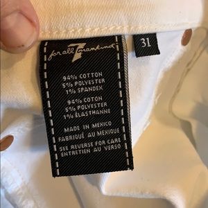 New without tags 7 for all mankind ankle skinny